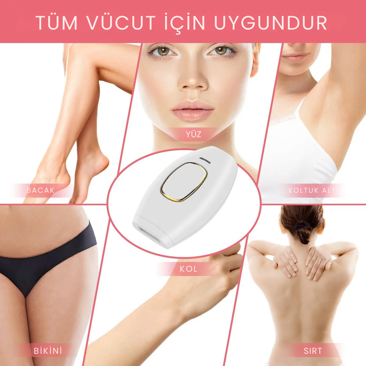 Pro IPL Lazer Epilasyon Cihazı