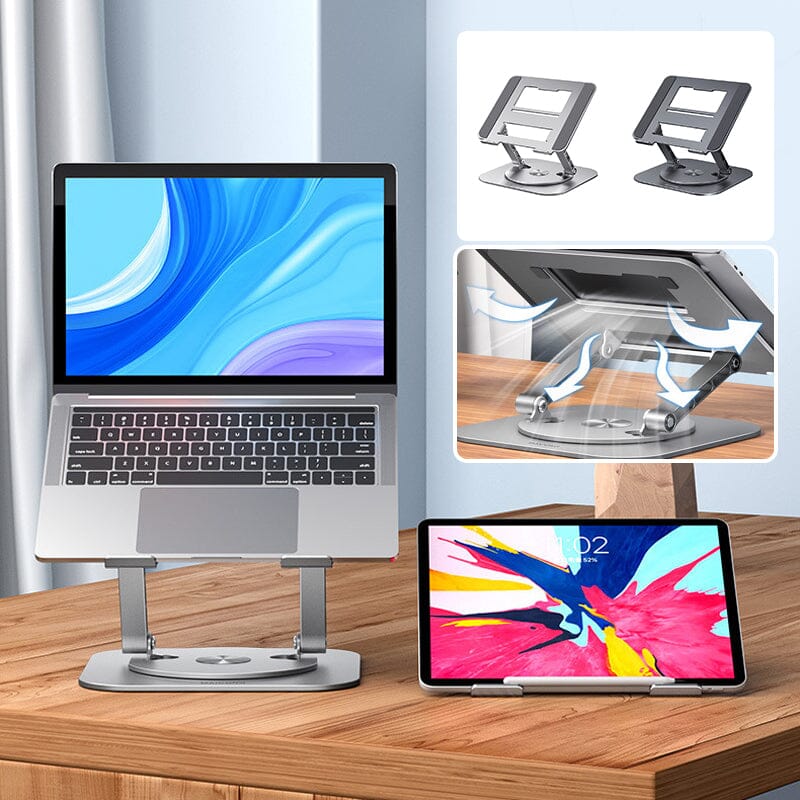 360° Laptop & Tablet Standı | Ergonomik ve Çok Yönlü Çalışma